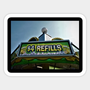 Refills Sticker